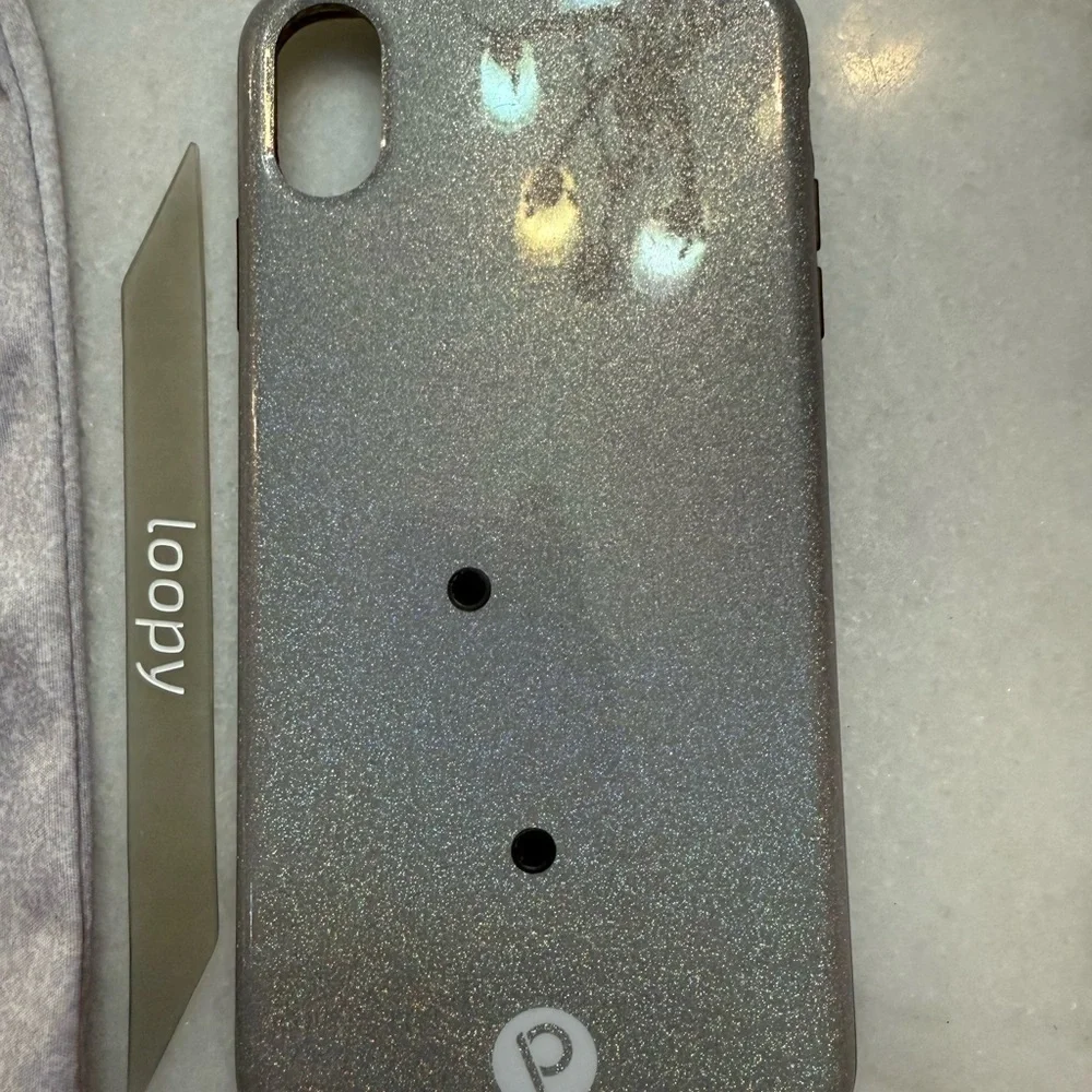 Loopy Original - iPhone Xs Max - Sparkle Silver
